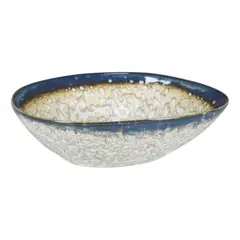 LUGANO - Set 6 Bowls Oval 20,5x17cm Volcano Cerámica Premium