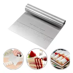 BELIDASHOP - Espátula Metalica De Tortas Scraper Cortador Masas 22cm