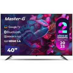 MASTER G - Smart TV Led 40" Google TV Full HD Bluetooth MGG40FFK.
