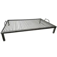 KAS - Parrilla Acero Inoxidable para Quincho 90x50 cm