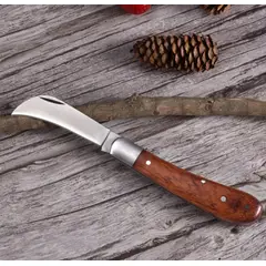 GENERICO - Navaja De 2 Hojas Para Jardin, Huerto, Injertos