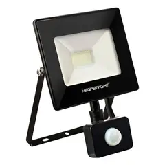BOSCO - REFLECTOR LED 20W CON SENSOR DE MOVIMIENTO - Negro
