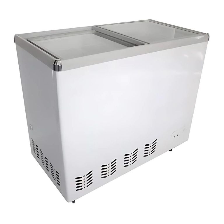 Congelador 250 lt Freezer Tapa Vidrio