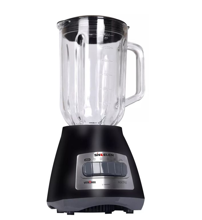 Licuadora Jarra Vidrio L-1600ng 15lts Color Negro