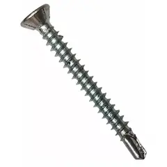GENERICO - Tornillo Fibrocemento Avellanado 6x1 1/4 Punta broca 100 unds