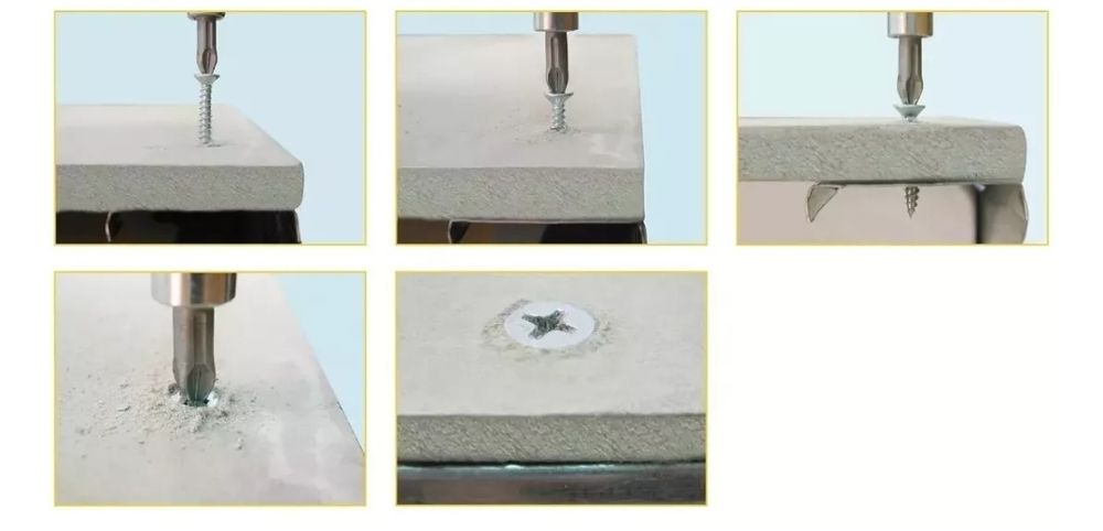 Tornillos Fibrocemento Punta Fina 6x1 1/4 100 und