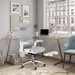AIZO - Silla Oficina Escritorio lumbar tapizado de mesh ergonómica