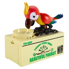 INVENCIBLE - ALCANCIA Loro Lorito ATRAPA MONEDAS NC59