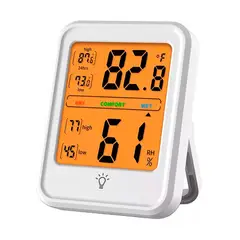 GENERICO - Higrómetro Digital Termómetro Pantalla Retroiluminada