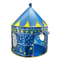 GENERICO - Carpa Infantil Castillo Luna Estrella Azul RE1102B