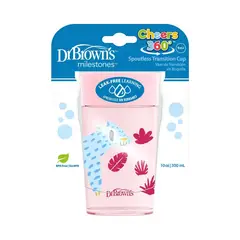 DR BROWNS - Vaso 360 con Asas 200 ml - Rosa