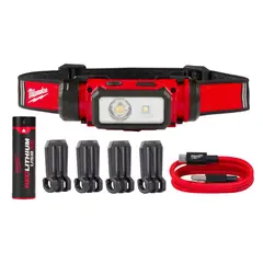 MILWAUKEE - Lámpara Para Casco Recargable Usb 2163-21 600 Lm Color de la luz Blanco