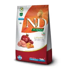 N&D - Alimento Pumpkin Pollo Gato Castrado 7.5Kg