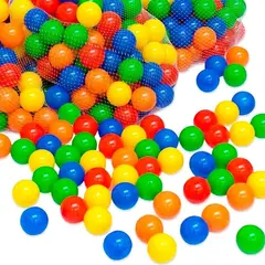 GENERICO - Pack 100 Pelotas Plásticas Para Piscina Colores Surtidos