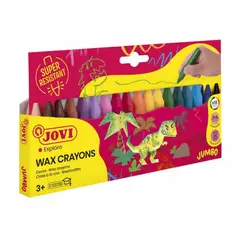 JOVI - Set de 18 Crayones Cera Jumbo de Colores