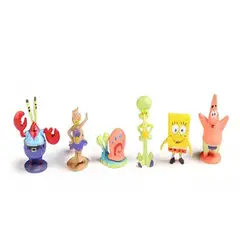 EDWINAYY - X6 Acuarios Casa Calamardo Bob Esponja Para Acuarios Adornos