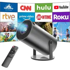 BLUEDREAMER - Proyector 4K Con Wifi 245gCompatible Con Full HD 1080P