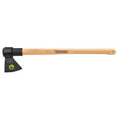 TRAMONTINA - Hacha soldada cabeza redonda, pesado, mango de madera 90 cm