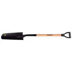 TRAMONTINA - Pala jardinera reforzada, mango de madera 71 cm