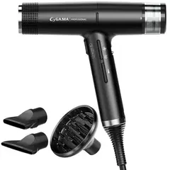 GAMA - Secador de Pelo iQ Perfetto Profesional Dual Filter Black
