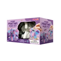 SEW STAR - Kit manualidades alcancia de elefante en yeso para pintar