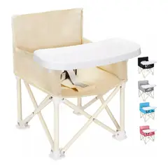 EVERSO - Asiento Elevador Portátil Comedor Plegable Para Bebé Y Niños