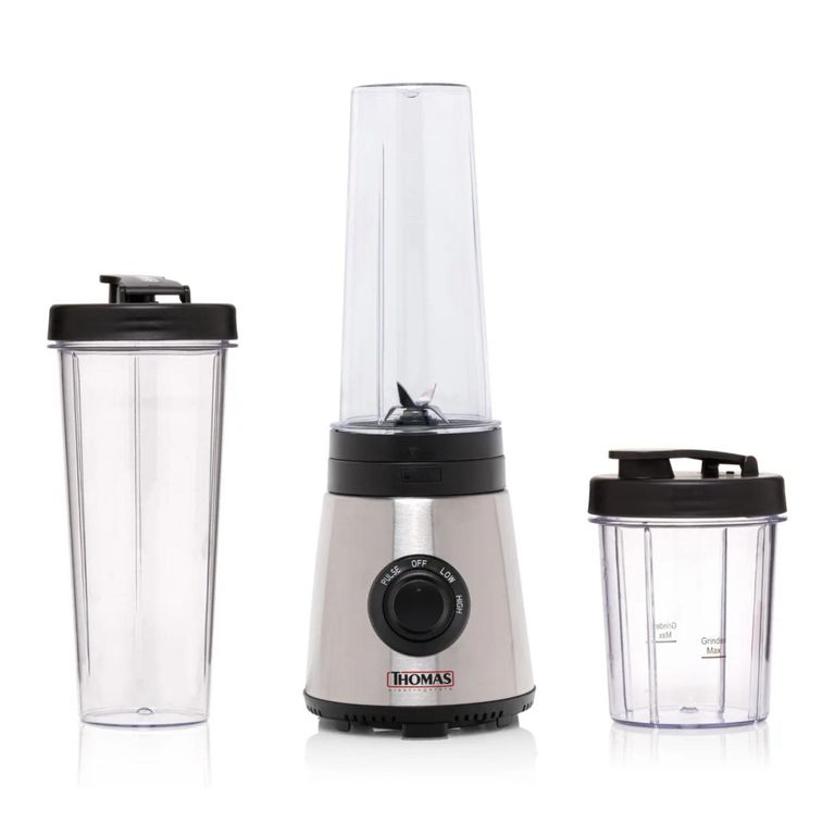 Juguera Electrica Manual 2V 250W 2 Jarros 600Ml Th-300pb