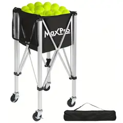 MAXPRO - Carro pelotas pádel tenis - plegable