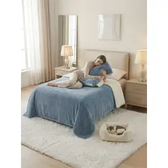 GENERAC - Frazada king Peludo con Reverso Chiporro