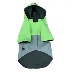 MASCOTACHIC - Impermeable Gris Verde talla M