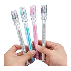 INVENCIBLE - LOTE 6 LAPIZ JERINGA BOLIGRAFO GEL VACUNA LAPICERO NC60
