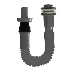 TAUMM - Desagüe Con Sifón Corrugado Flexible Para Lavatorio Täumm