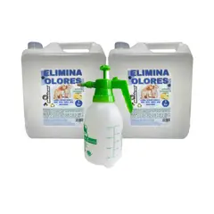 MOHICAN - PROMO 2 ELIMINA OLORES ORINA Y HECES LIMON 5LT + FUMIG 2L