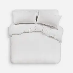 ROSEN - Funda Plumón Froens Lino-Algodón Rayas Crudo 2 Plazas