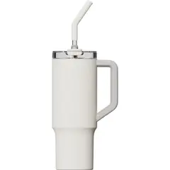 XIAOMI - Vaso Termico Termo Straw Mug 1 Litro Blanco Frio Y Caliente