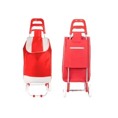 GENERICO - Carrito De Compras Plegable De Tela 30kg Carrito De Feria