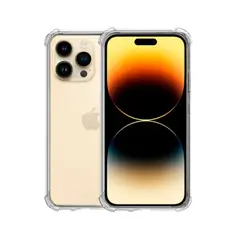 GENERICO - CARCASA TRANSPARENTE PARA CELULAR IPHONE 14 PRO MAX ANTIGOLPE