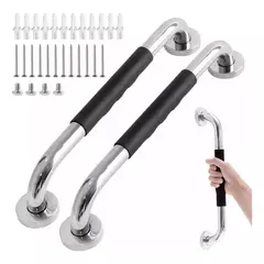 TNAKIEX - 2 Barras Agarradera De Seguridad Baños Apoyo Acero Inox 50cm