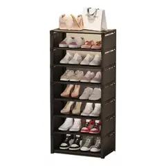 TNAKIEX - 8 Capas Negro Zapatero Organizador Colgador Zapatos
