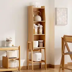 IDEEHOUSE - Estantería de Bambú Multifuncional 145.5 x 36 x 26.5