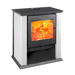 AMESTI - Estufa a leña Classic 500 Blanco