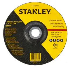 STANLEY - Disco corte metal 7' eje 7/8' STA0411