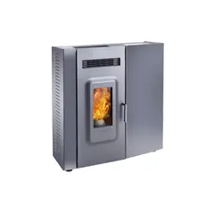 AMESTI - Estufa a pellet negro Slim 9000
