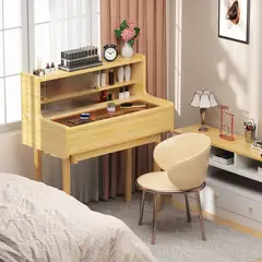AIZO - Tocador con Organizador Integrado para Dormitorios Modernos