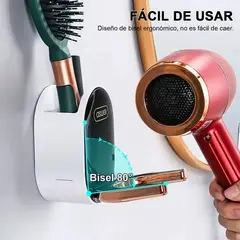 EDWINAYY - Soporte Para Ba?o Secador De Pelo Porta Cepillos Estante