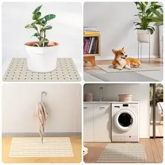 AIZO - Alfombrilla de Ducha Antideslizante para Baño 61 x 43 cm