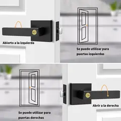YAYKO - Cerradura Embutida PomoTirador acceso