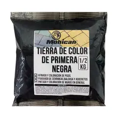 MOHICAN - TIERRA DE COLOR NEGRA DE PRIMERA BOLSA 1/2 KG