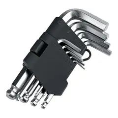 GEN - Set Herramienta Llaves Allen Hexagonal Punta Redonda 9pcs