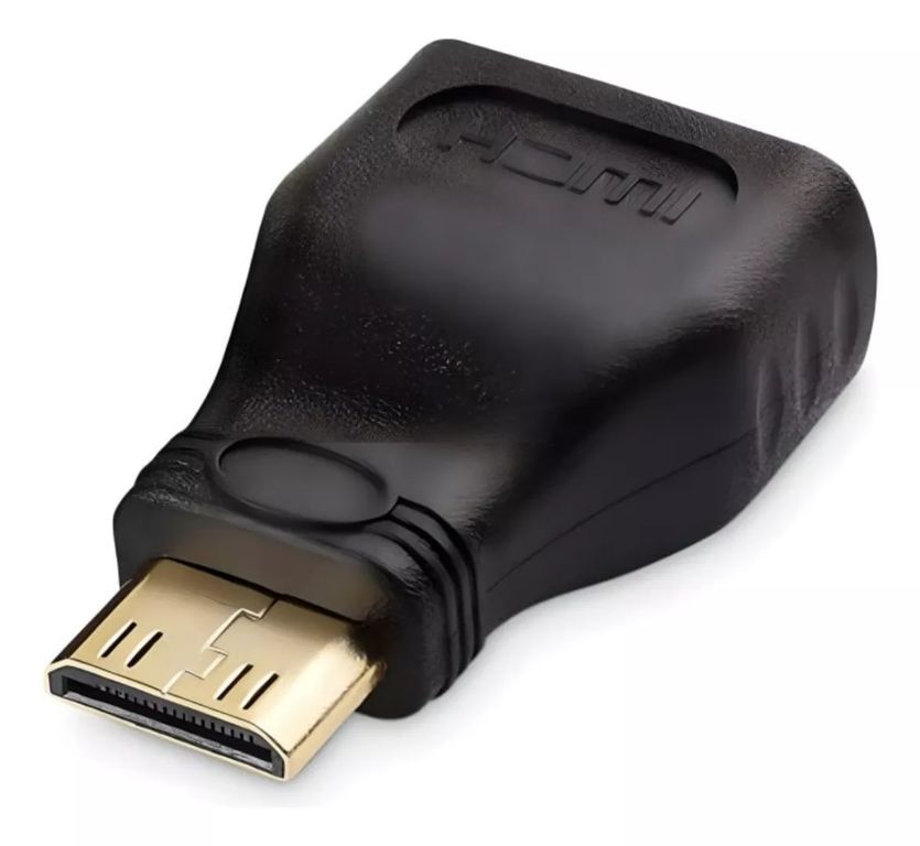 Adaptador mini HDMI macho a hdmi hembra